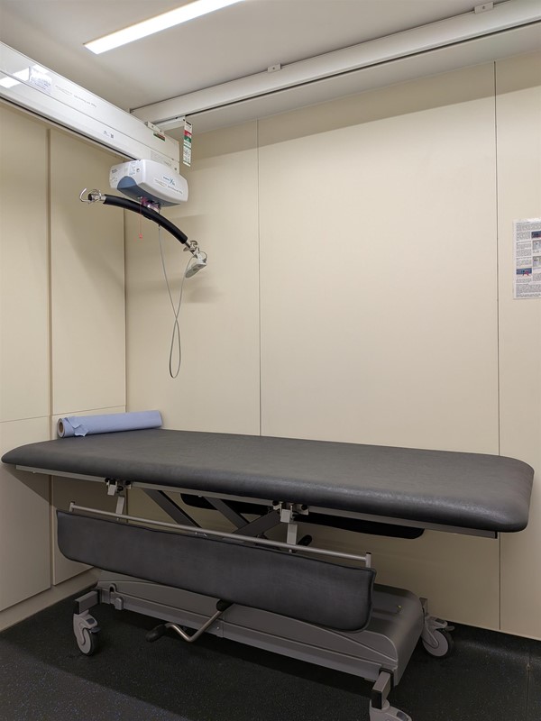image of changing bench and hoist