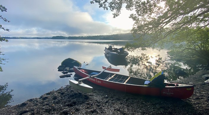 Canoe the length of Windermere including a wild camp