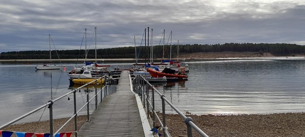 Pier to boats