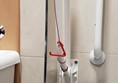 Picture of a tied up red cord