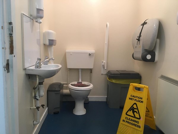 Image of the accessible toilet.