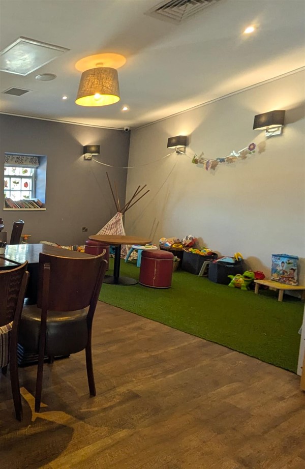 The children's play area and dining area.