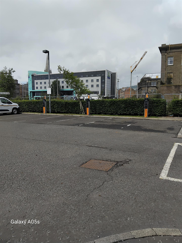 There are Three Electric Charging points available these are located at the top end of the car park.