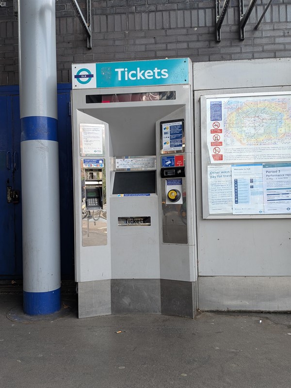 Image of a ticket machine