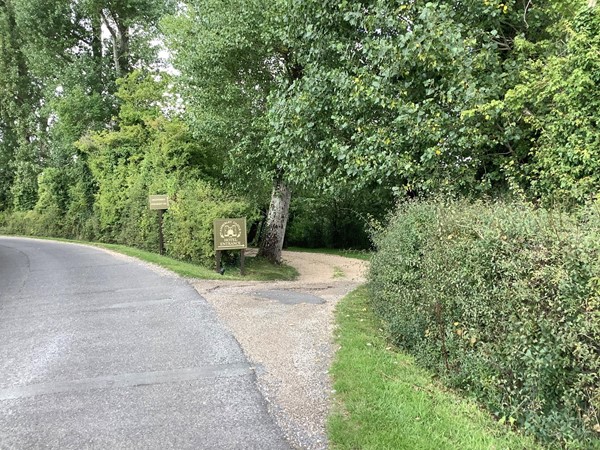 Entrance to Amberley castle.