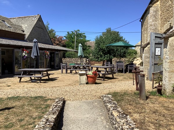 Out door seating area