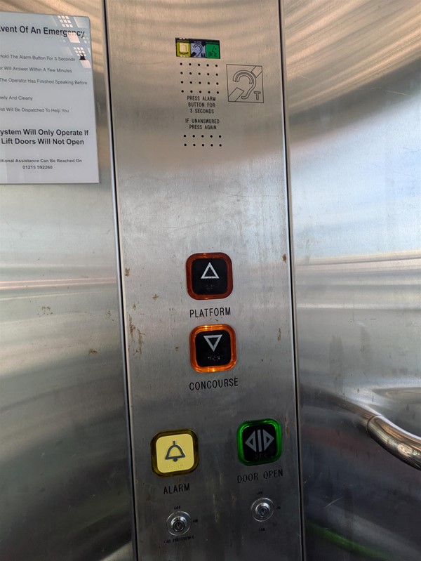 Image of  lift buttons