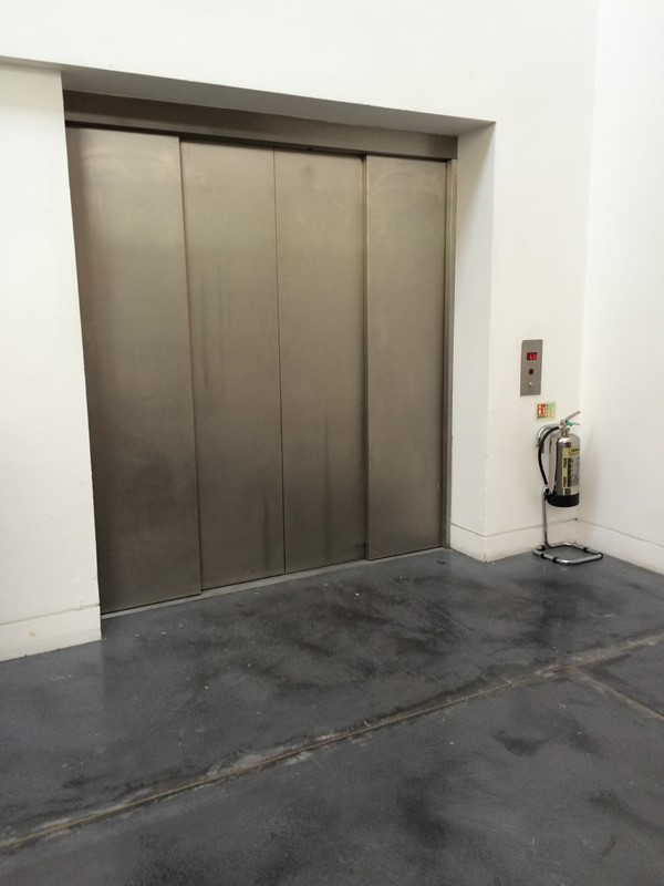Lift inside the building.