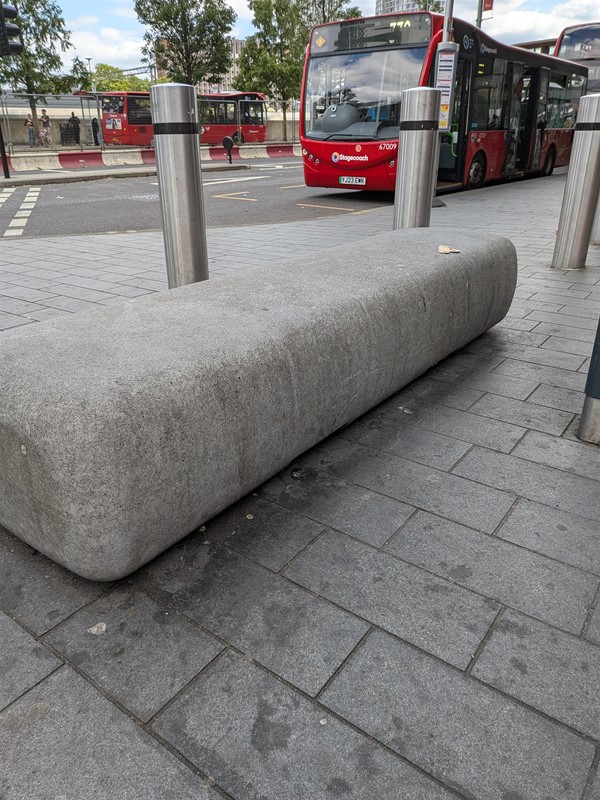 Image of concrete benches