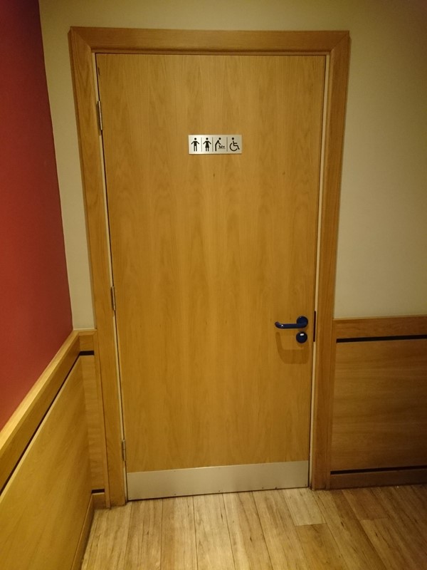 Picture of Costa Coffee, Morningside Road - Accessible toilet door