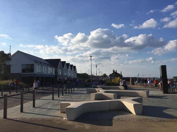 Roker beach promenade