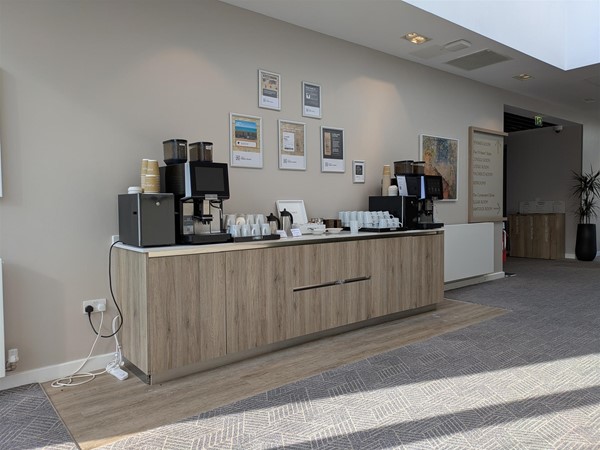 Image of coffee and tea station