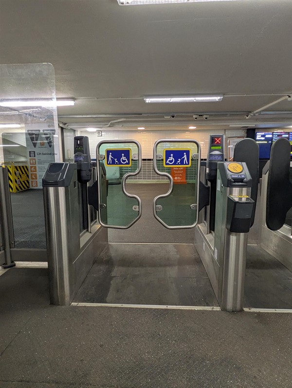 Image of ticket gate