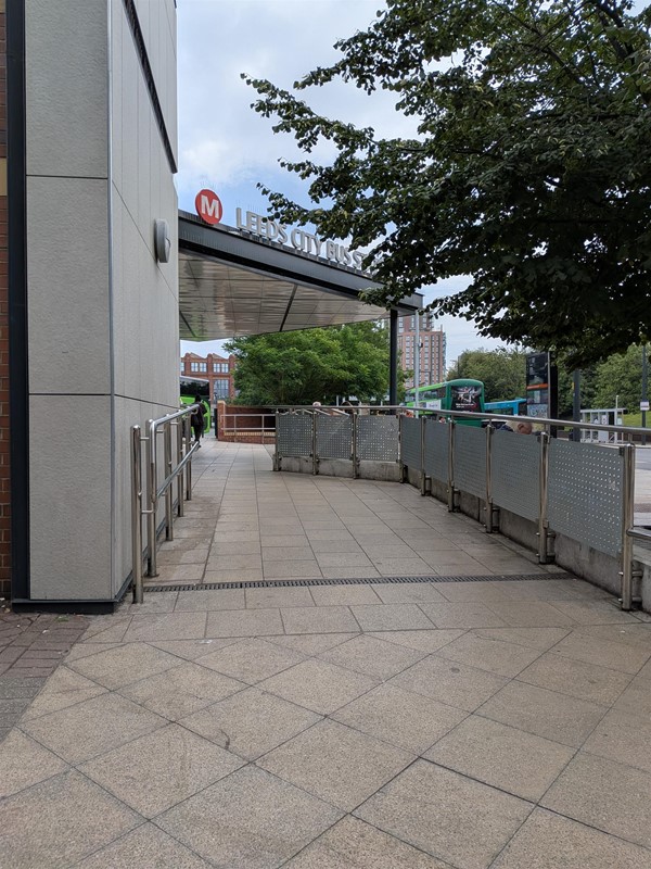 image of ramp to the York Street entrance