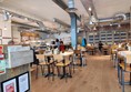 General view inside the spacious restaurant