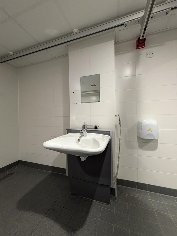 Image of the sink in the Changing Places Toilet