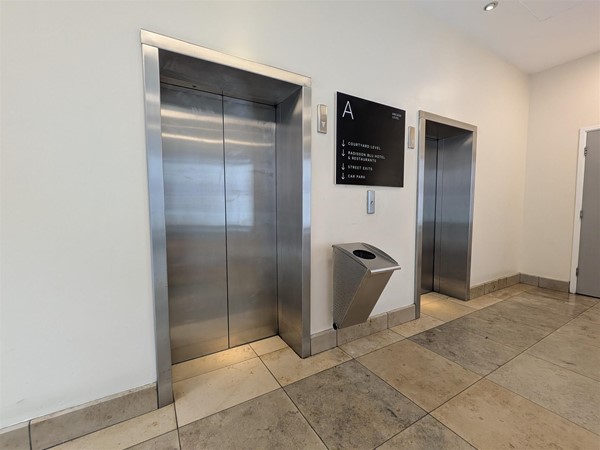 image of th lifts on the arcade level