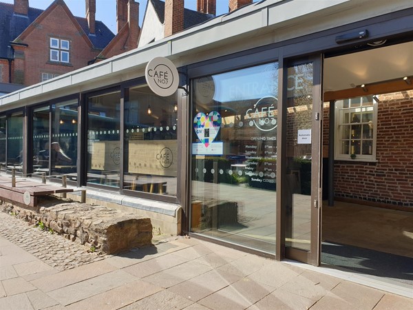 Image of a cafe exterior