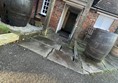 Image of a pub door.