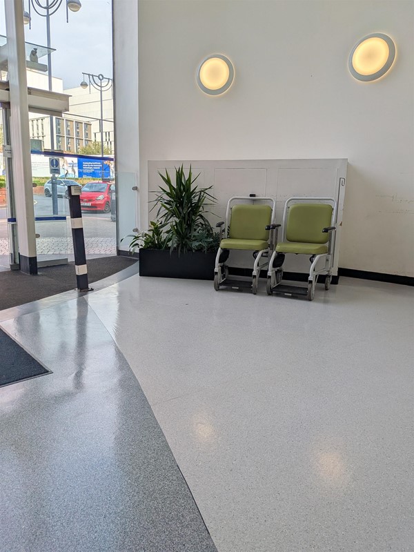 image of lobby at the Jubilee Wing entrance