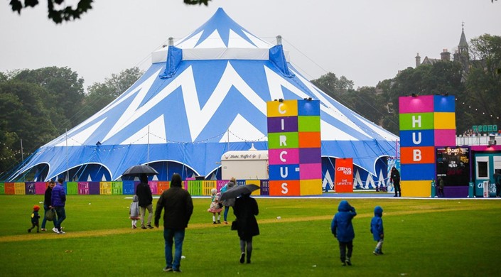 Underbelly's Circus Hub on the Meadows
