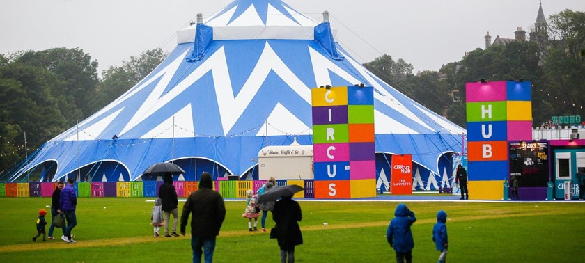 Underbelly's Circus Hub on the Meadows