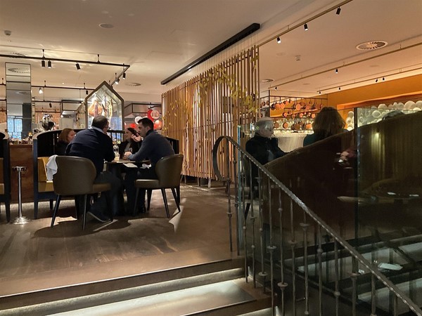 Image of people in a restaurant