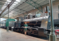 Good level access on the former train platforms at the Asturias Railway Museum