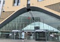 The entrance to Dundee railway station