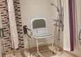 shower chair in Accessible Bathroom - Premier Inn Leeds