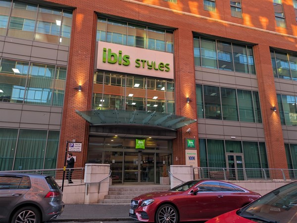 Image of entrance to Ibis