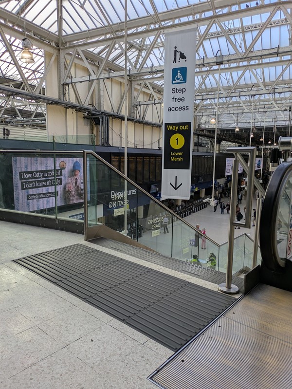 Image of stairs at the station