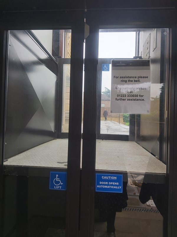 Image of an automatic door
