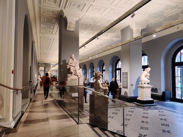 One of the galleries