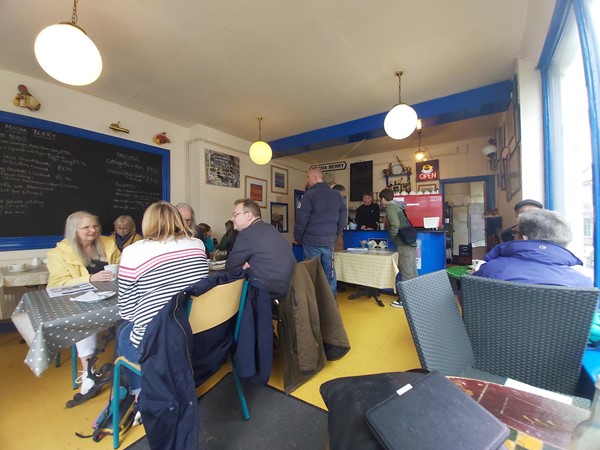 Interior of Mocha Berry Cafe