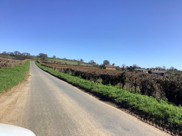 a pleasure to drive along as we headed for the town itsel