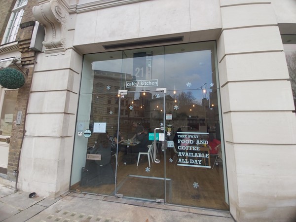 Image of 21 west Cafe exterior