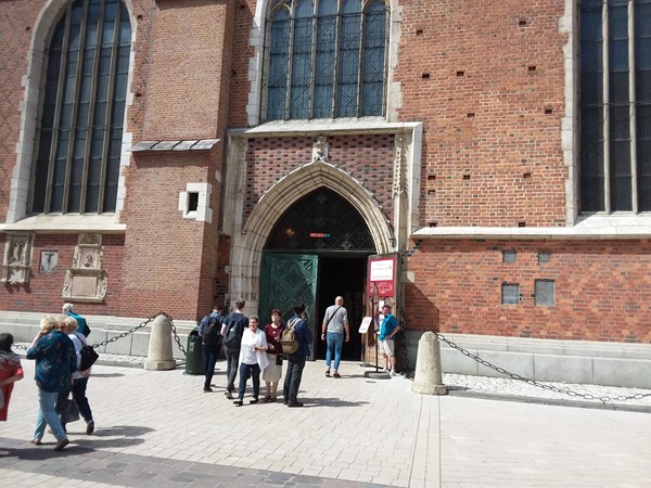 Visitors' entrance to St Mary's