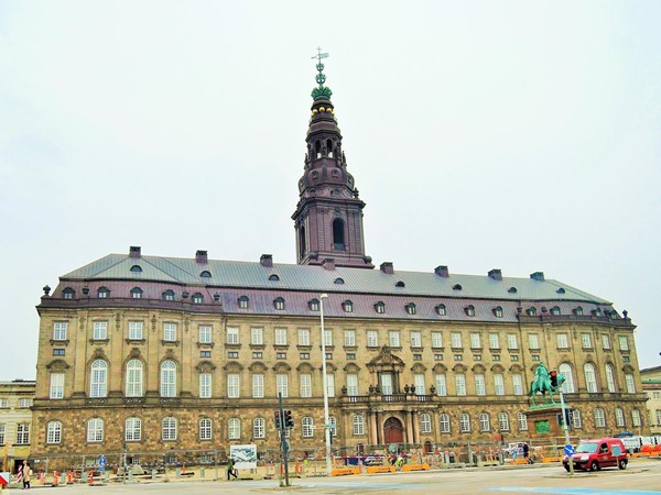 Street view of the palace
