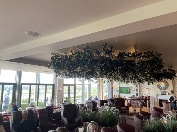 When the bottom gets sore, take a stroll across the hall and visit the Brasserie32 for a light lunch, or further drinks, the choice is yours, you are on holiday.