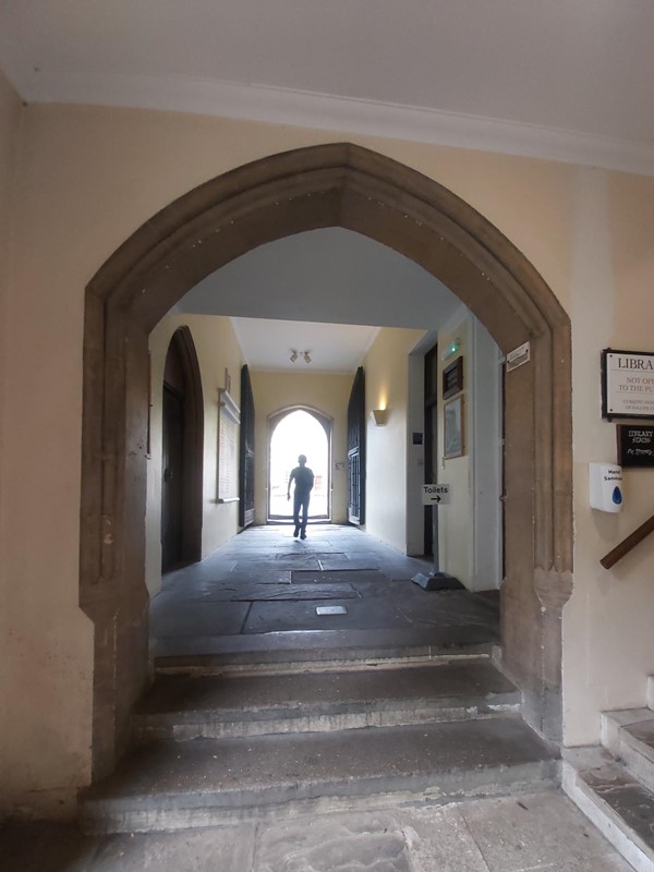 Arch on corridor