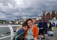 On Cromer pier in typical British seaside weather