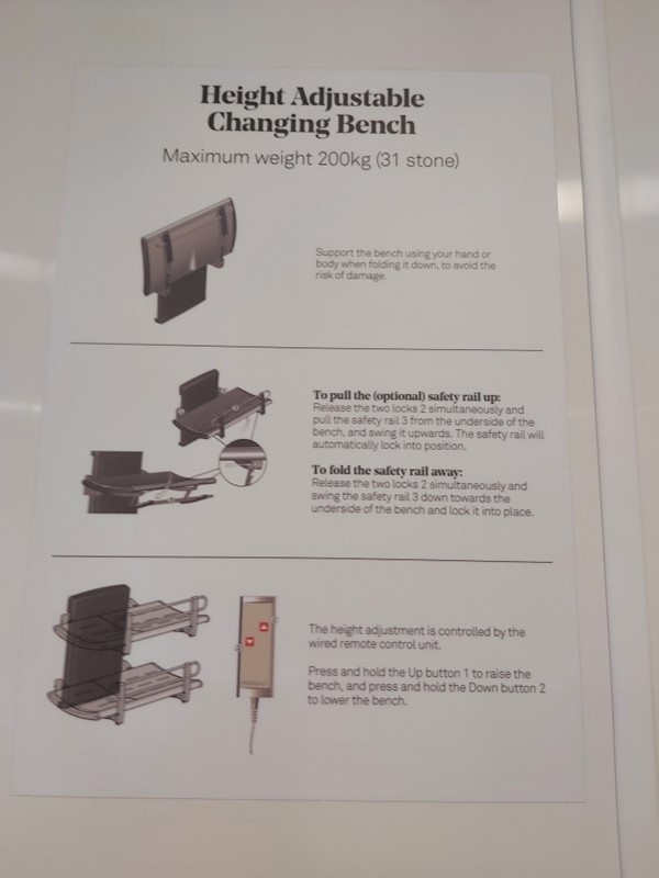 Changing bench information