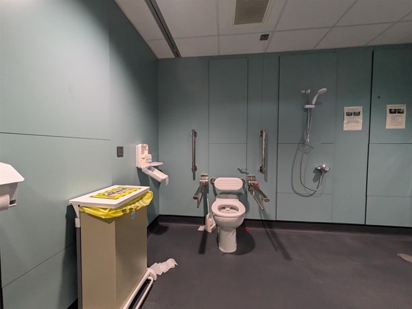 image of toilet in the Changing Places toilet