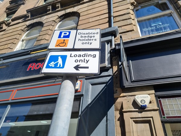 Disabled parking sign