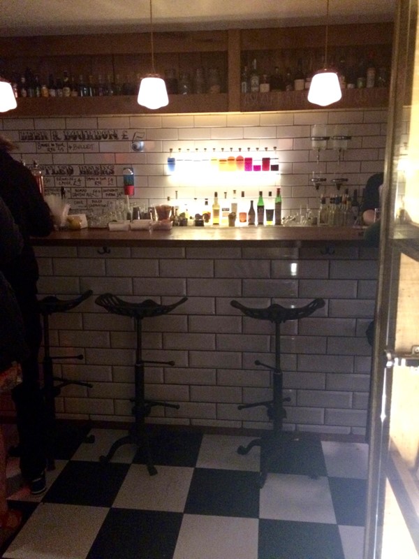 Photo of the bar.
