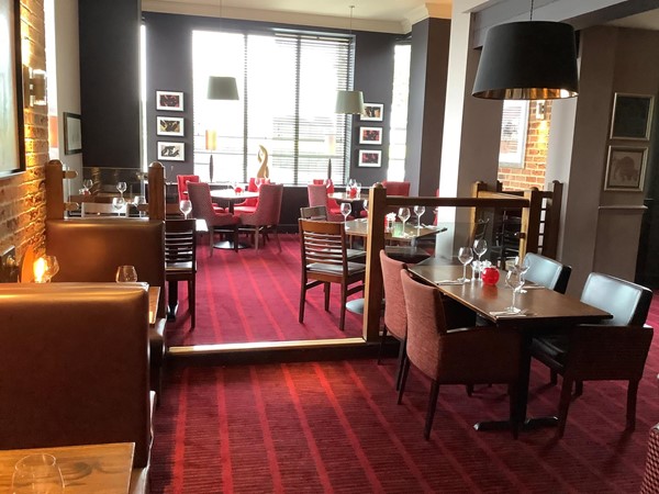 Picture inside the restaurant