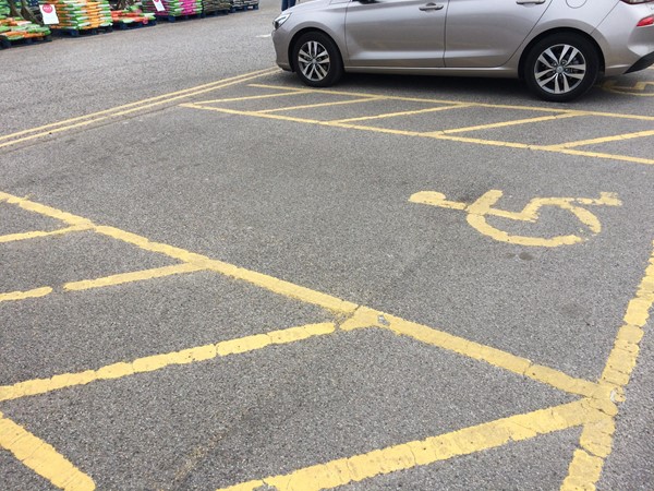 Image of Blue Badge parking spaces