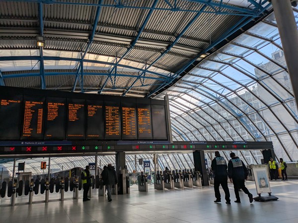Image of overhead displays