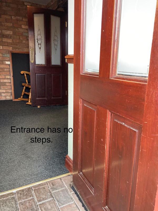 No step entrance